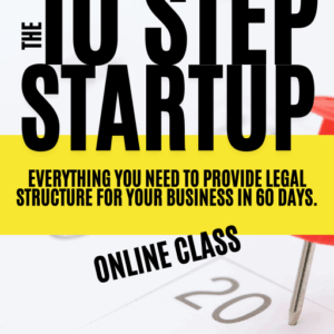 The Ten Step StartUp
